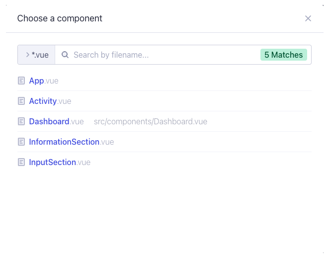 Create from component list